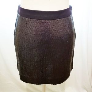 Trina Turk Bronze Sequin Skirt